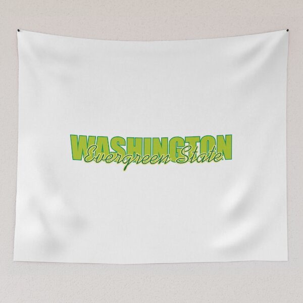 Item preview, State of Washington, Evergreen State, Nickname of Washington designed and sold by oleo79.