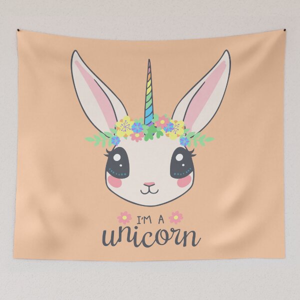 Item preview, I am a unicorn, Rabbit Unicorn, Cute designed and sold by mstfcntrk.