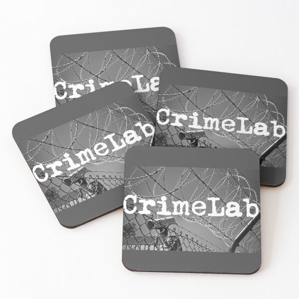 Item preview, True Crime - CrimeLab Logo (Black & White) designed and sold by CrimeLab.