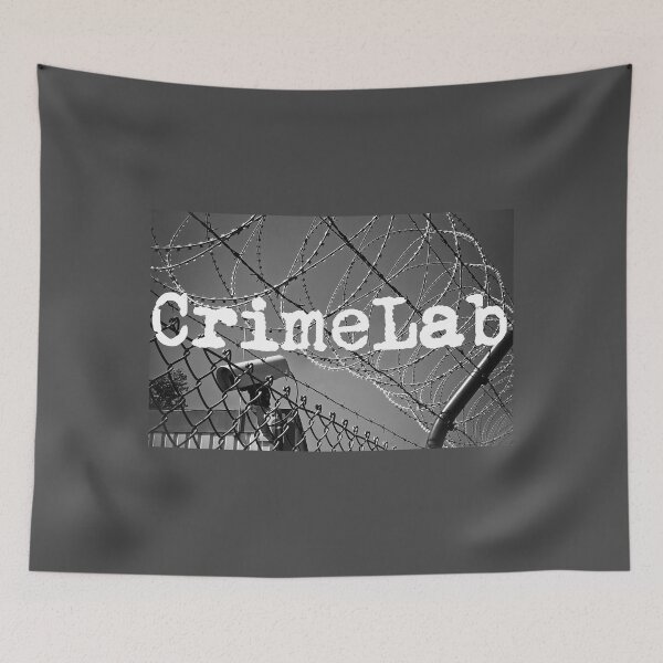 Item preview, True Crime - CrimeLab Logo (Black & White) designed and sold by CrimeLab.