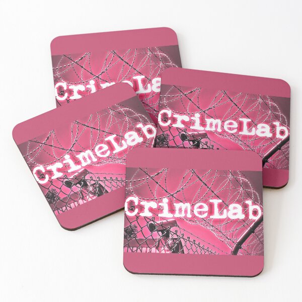 Item preview, True Crime - CrimeLab Logo (Pink) designed and sold by CrimeLab.