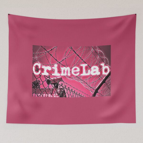 Item preview, True Crime - CrimeLab Logo (Pink) designed and sold by CrimeLab.
