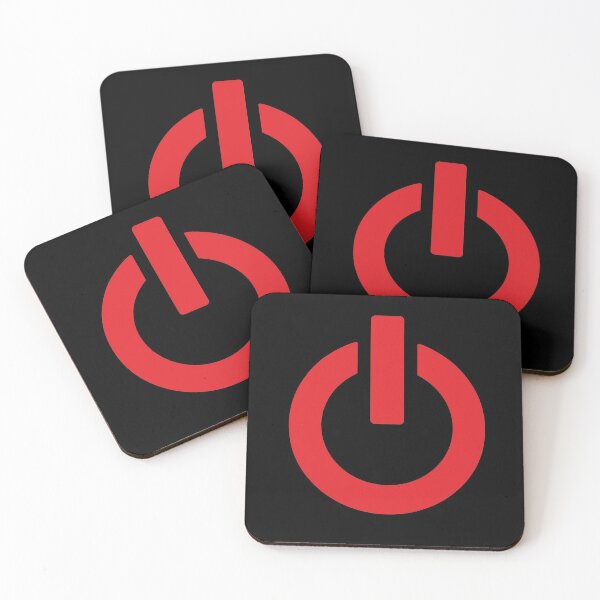 Item preview, Power Button (red) designed and sold by XOOXOO.
