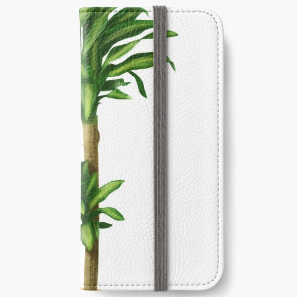 Dracaena Massangeana Plant Tropical Corn Plant iPhone Wallet