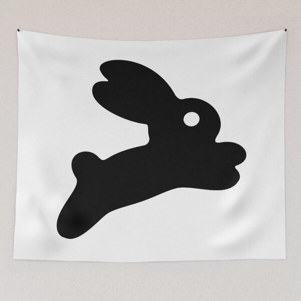 Item preview, Jumping Black Bunny designed and sold by XOOXOO.