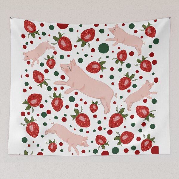 Item preview, Strawberry Swine (wine) designed and sold by BoandMe.