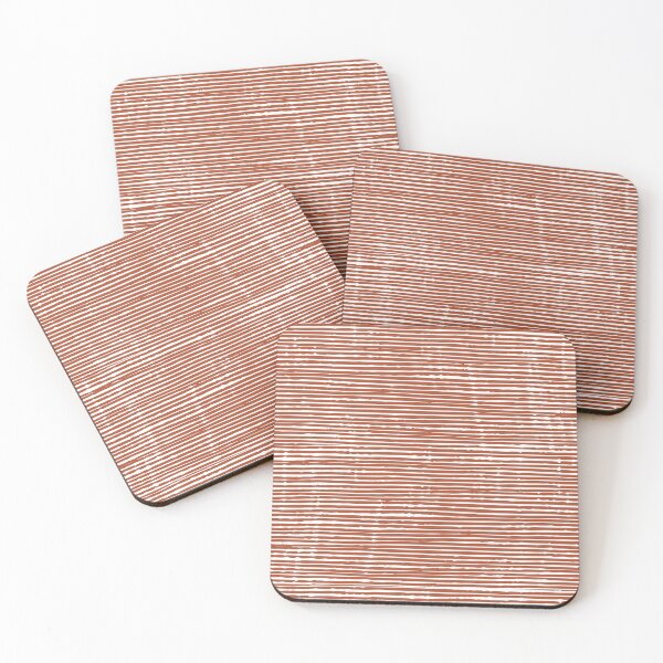 Item preview, Abstract Rustic Striped Pattern, Burnt Orange designed and sold by meggydesigns.
