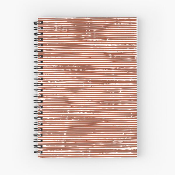 Item preview, Abstract Rustic Striped Pattern, Burnt Orange designed and sold by meggydesigns.
