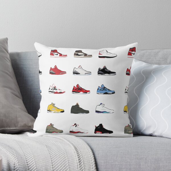 Jordan Retro Collection Throw Pillow