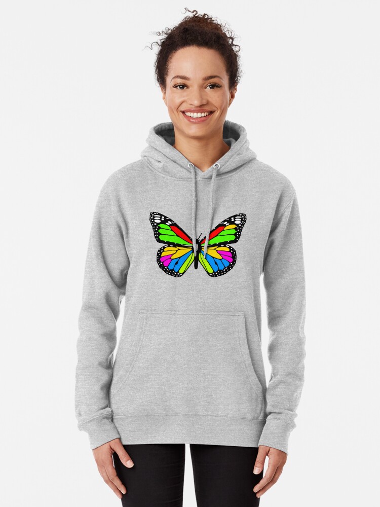 Alternate view of Butterfly Pullover Hoodie
