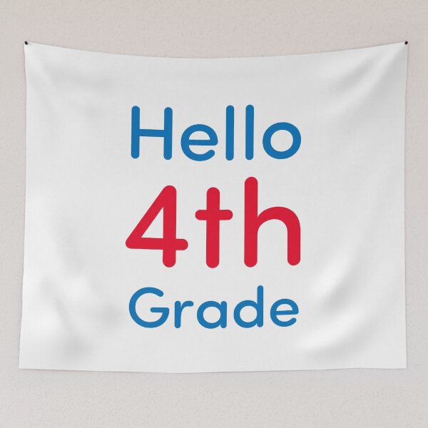 Item preview, Hello 4th Grade designed and sold by Novel Gifts.