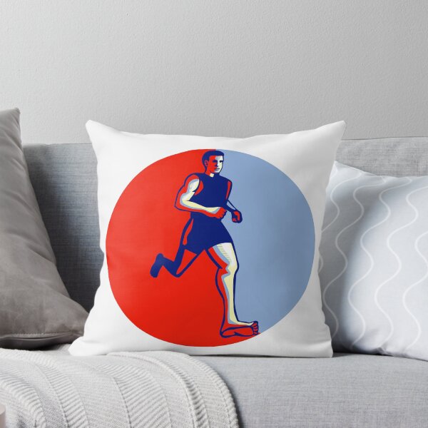 Item preview, Barefoot Runner Running Front Circle designed and sold by patrimonio.
