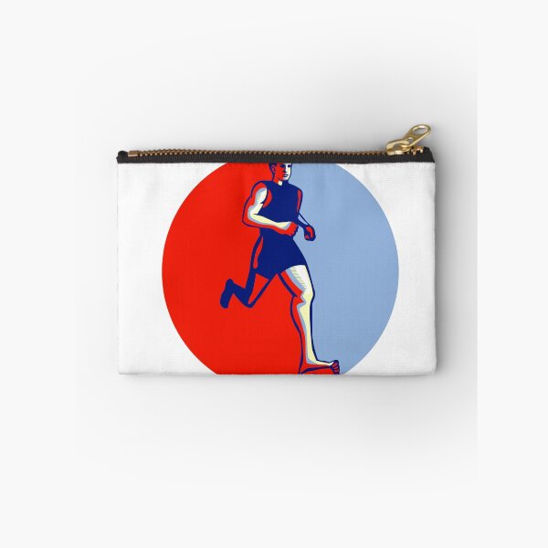 Item preview, Barefoot Runner Running Front Circle designed and sold by patrimonio.