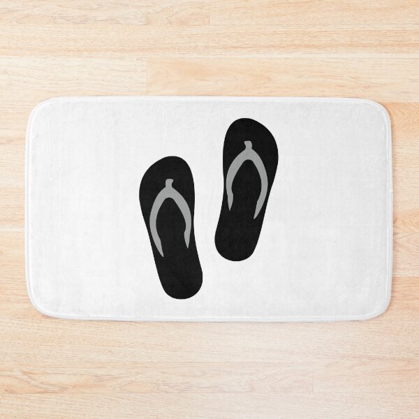 Item preview, Black Flip Flops Pattern designed and sold by XOOXOO.
