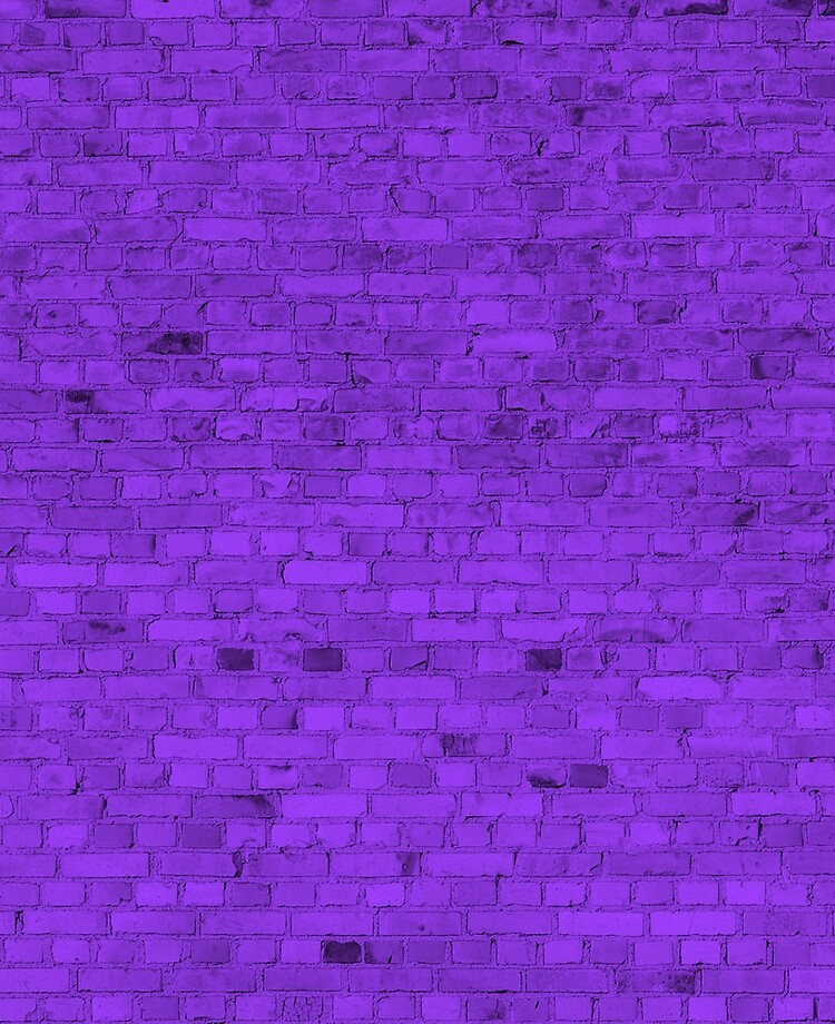 Bright Neon Purple Brick Wall Ipad Case Skin By Podartist Redbubble