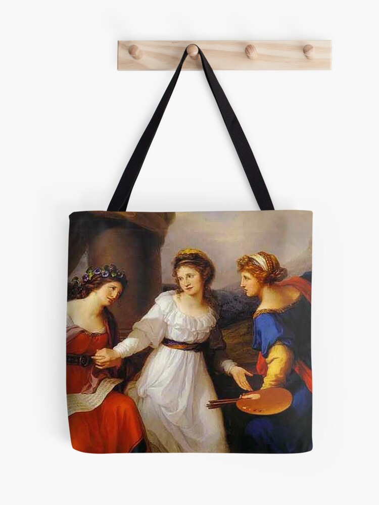 Self Portrait, the Artist Hesitating Between the Arts of Music and  Painting- Angelica Kauffman | Tote Bag