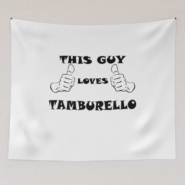 Item preview, This Guy Loves Tamburello - Black designed and sold by saechla.