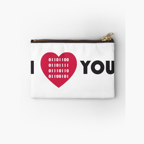 Item preview, i love you binary designed and sold by dynamitfrosch.