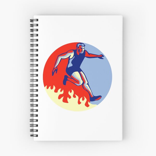 Item preview, Obstacle Racing Jumping Fire Retro designed and sold by patrimonio.