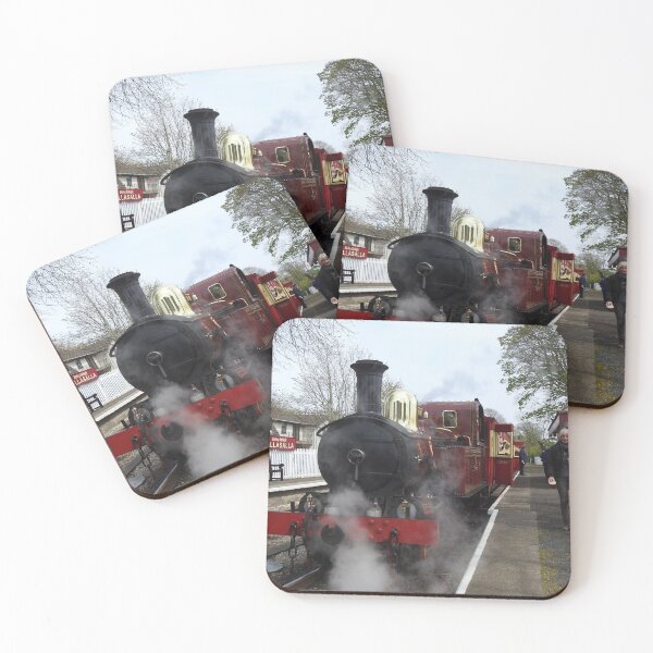 Item preview, Ballasalla Station in Isle of Man with Steam Train Engine designed and sold by tribbledesign.