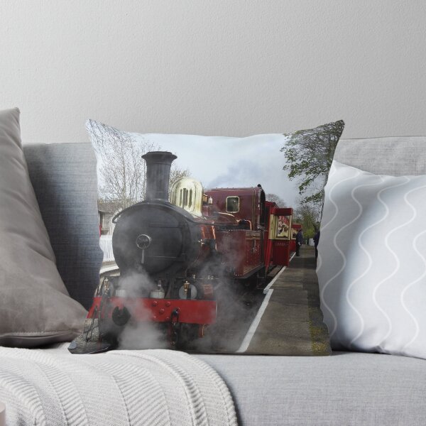 Item preview, Ballasalla Station in Isle of Man with Steam Train Engine designed and sold by tribbledesign.