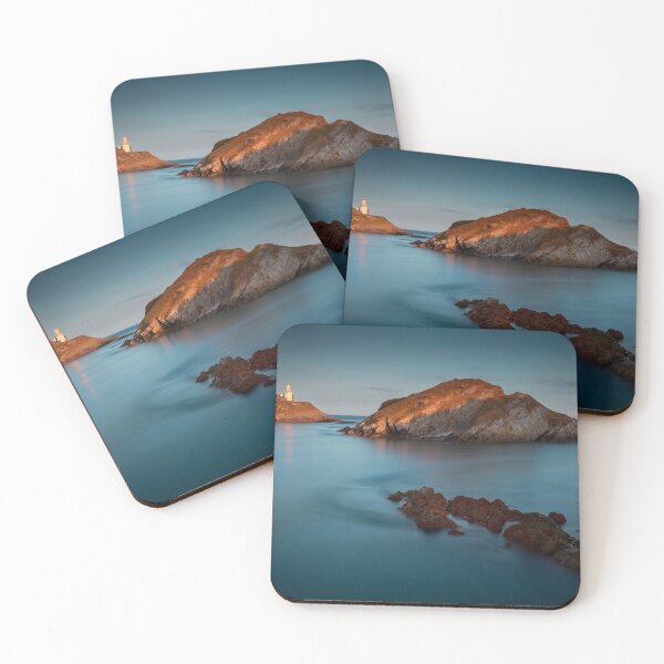 Item preview, Mumbles Lighthouse at dusk designed and sold by Leighton Collins.