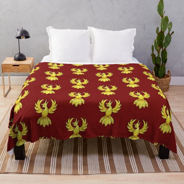 Firebird Throw Blanket
