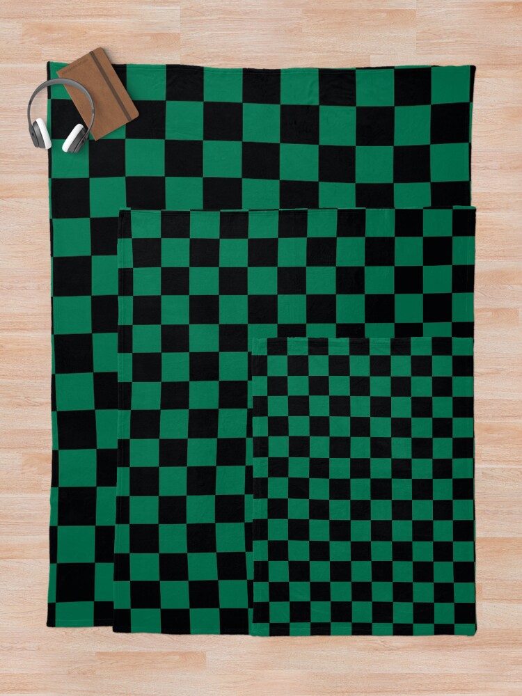 Alternate view of Demon Slayer Tanjirou pattern Throw Blanket