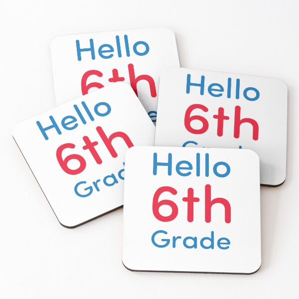 Item preview, Hello 6th Grade designed and sold by Novel Gifts.