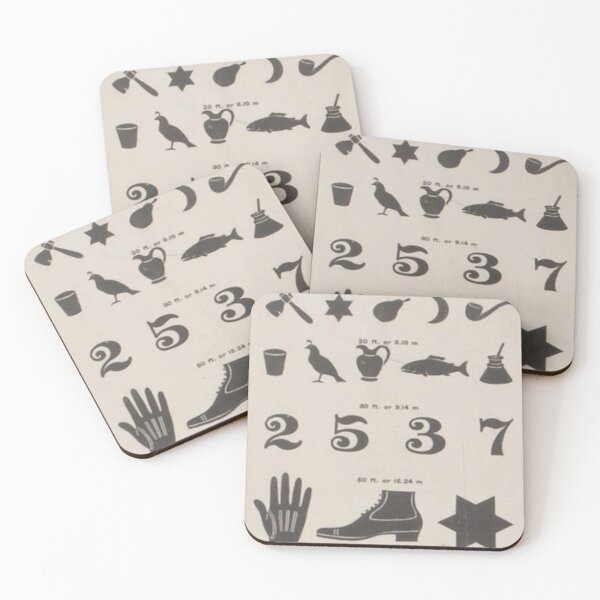 Item preview, Vintage Symbols Eye Chart  designed and sold by BlueSpecsStudio.