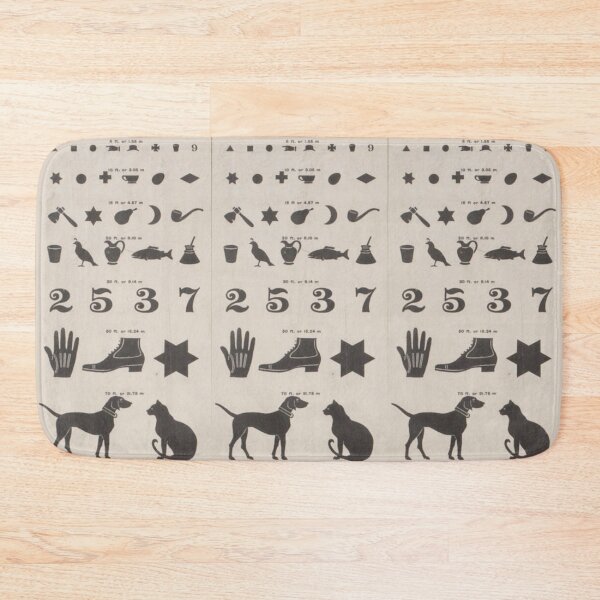 Item preview, Vintage Symbols Eye Chart  designed and sold by BlueSpecsStudio.