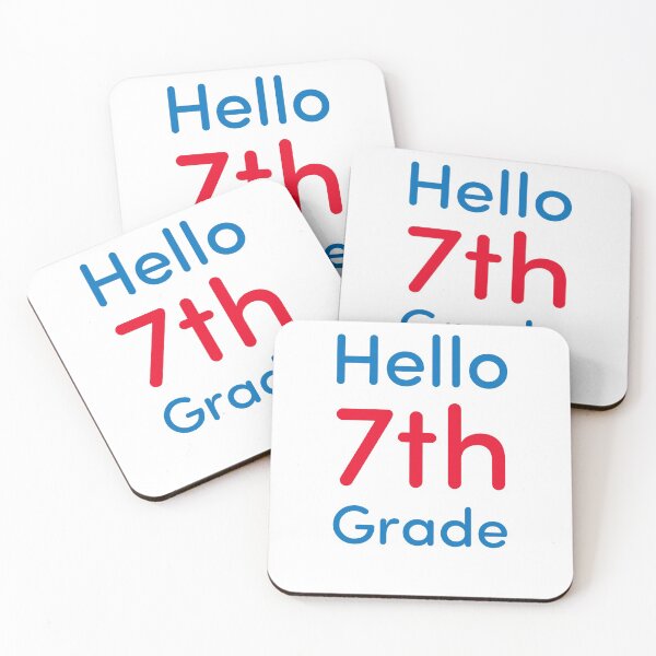 Item preview, Hello 7th Grade designed and sold by Novel Gifts.