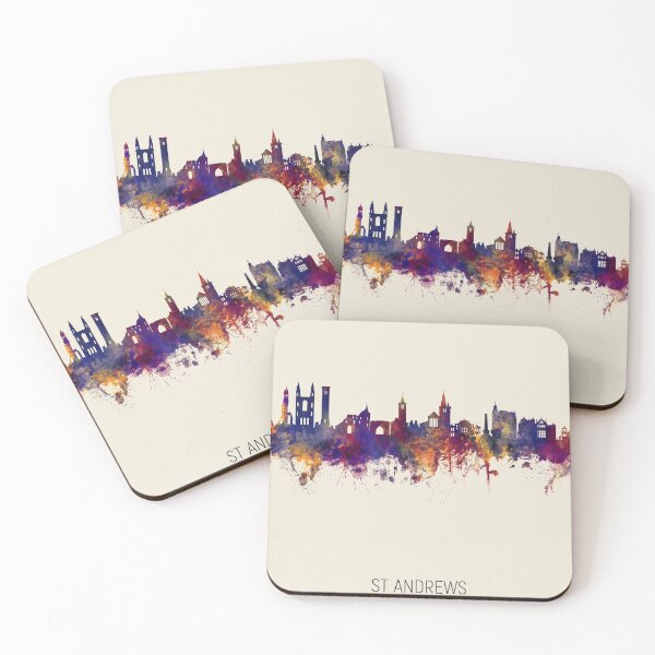 Item preview, St Andrews Scotland Skyline designed and sold by ArtPrints.