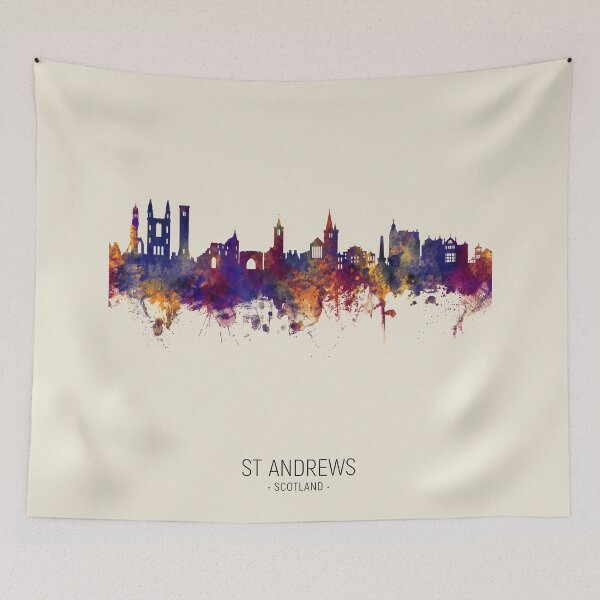 Item preview, St Andrews Scotland Skyline designed and sold by ArtPrints.