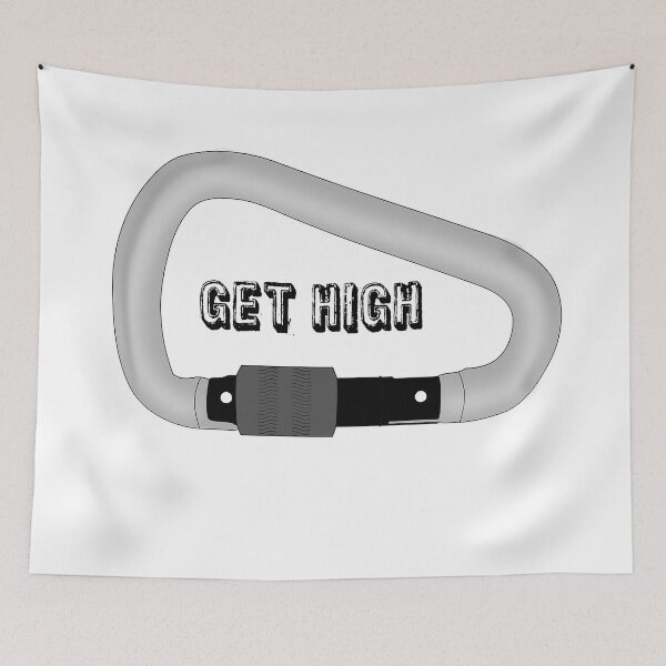 Item preview, Sticker - Rock Climbing Get Hight designed and sold by StickersStore.