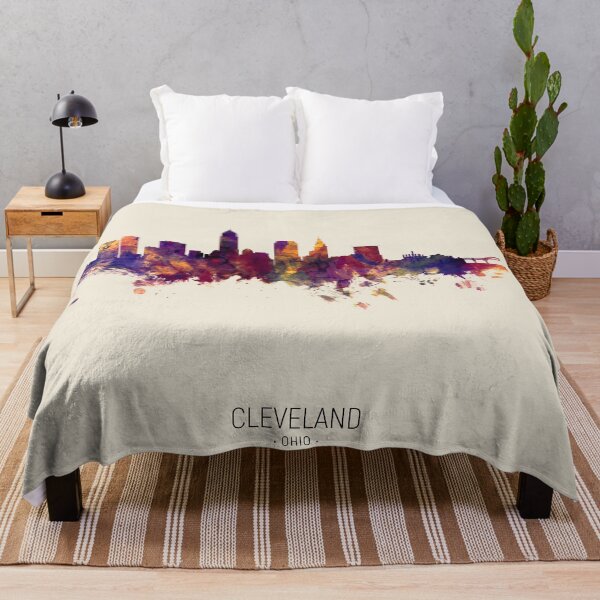 Artikelvorschau, Cleveland Ohio Skyline entworfen und verkauft von ArtPrints.