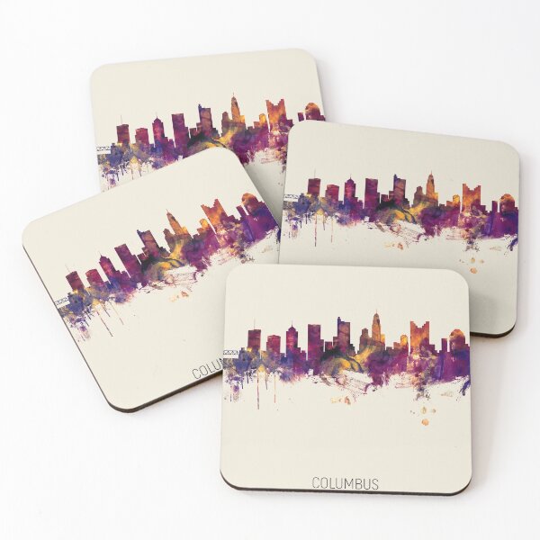 Item preview, Columbus Ohio Skyline designed and sold by ArtPrints.