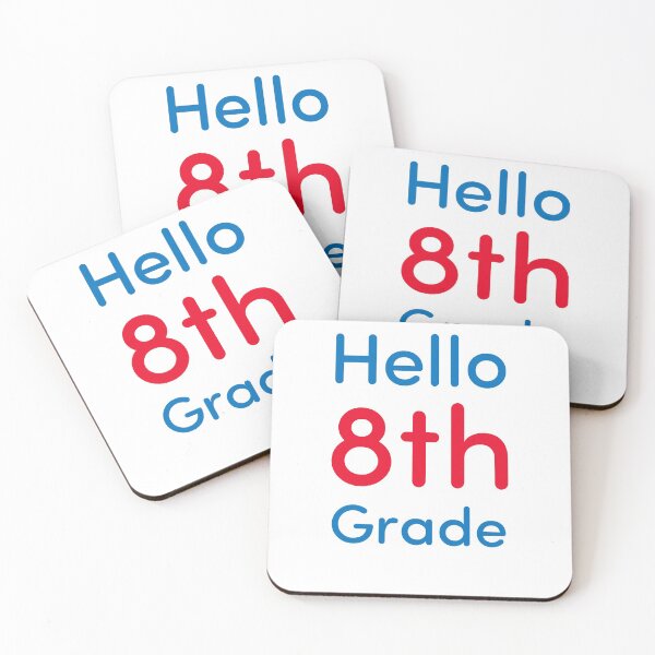 Item preview, Hello 8th Grade designed and sold by Novel Gifts.