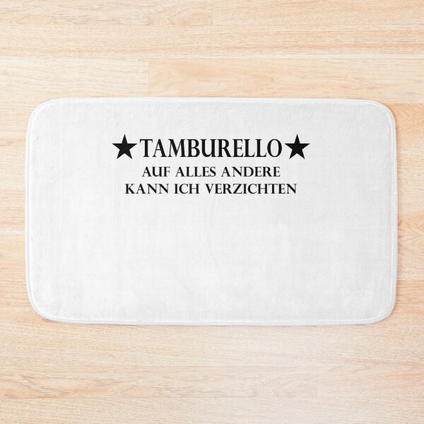 Item preview, Tamburello, I can do without anything else - Black designed and sold by saechla.