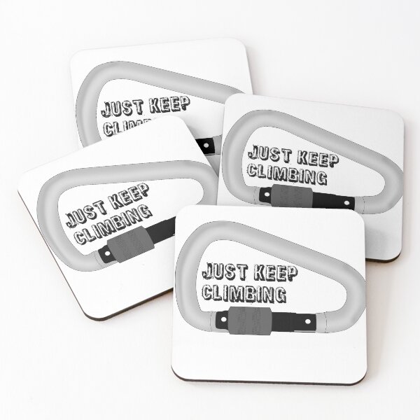 Item preview, Sticker - Just Keep Climbing designed and sold by StickersStore.