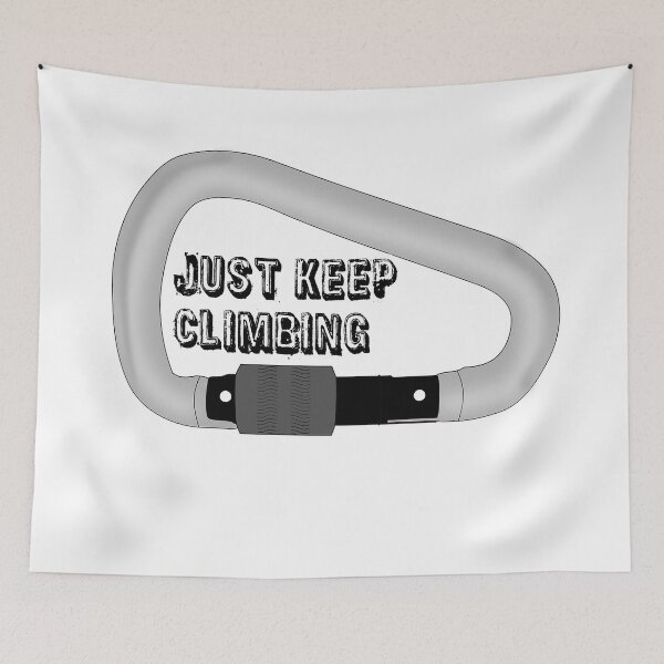Item preview, Sticker - Just Keep Climbing designed and sold by StickersStore.