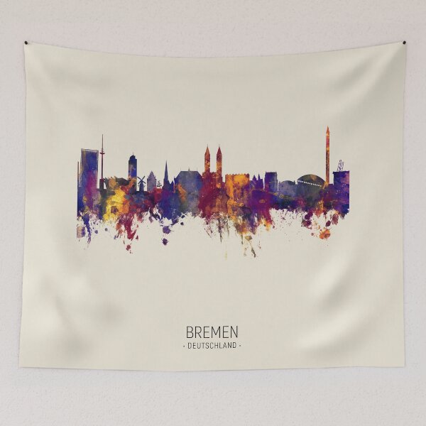 Artikelvorschau, Bremen Skyline entworfen und verkauft von ArtPrints.
