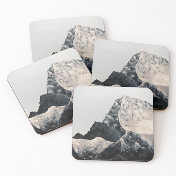 Item preview, Mountains painting handmade art designed and sold by LeonieGort.