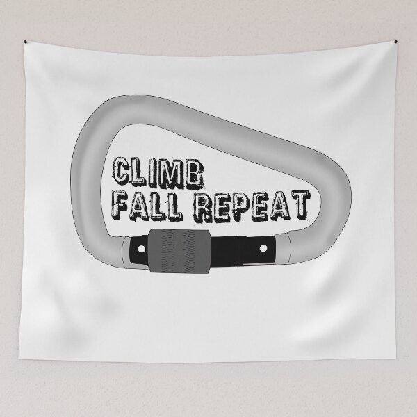 Item preview, Sticker - Climb Fall Repeat designed and sold by StickersStore.