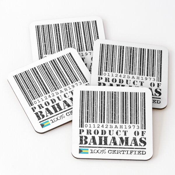 Item preview, Product of Bahamas Barcode  - 100% Certified designed and sold by IdentiTee Studios.