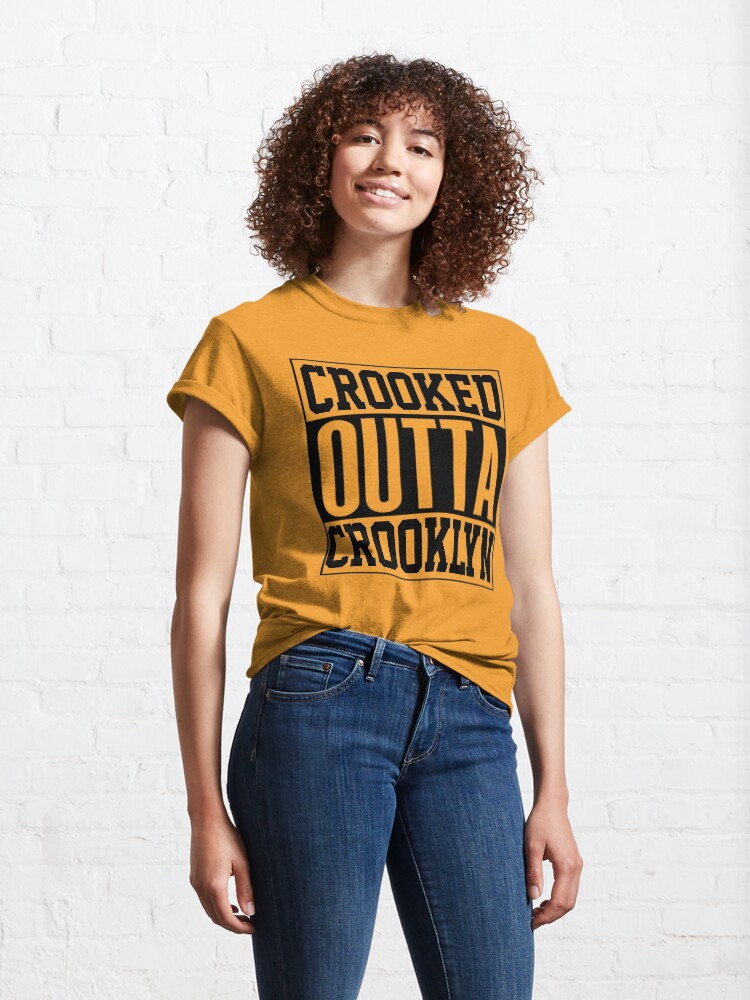 Alternate view of Crooked Outta Crooklyn T-Shirt Design Classic T-Shirt