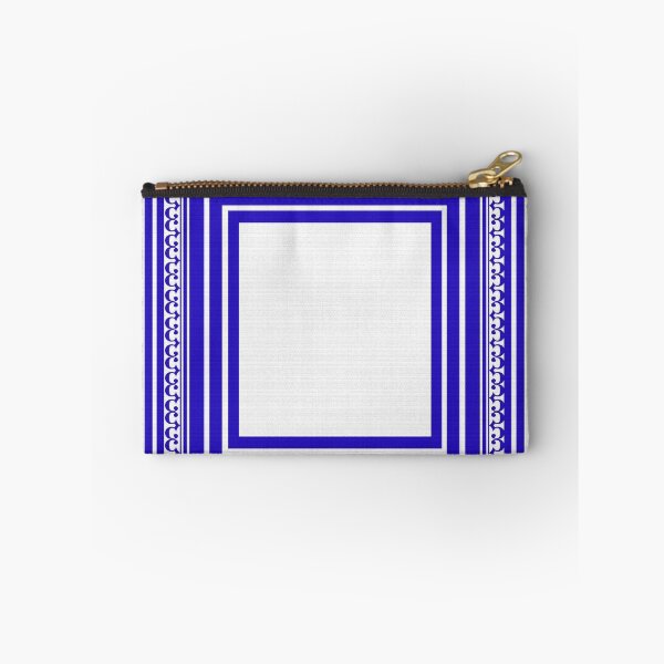 Aperçu de l'œuvre Blue Lines Geometric Abstract Pattern créée et vendue par Overthetopsm.