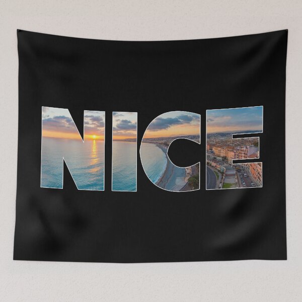 Item preview, Nice, France Word-Masked Photo designed and sold by travelwitheric.