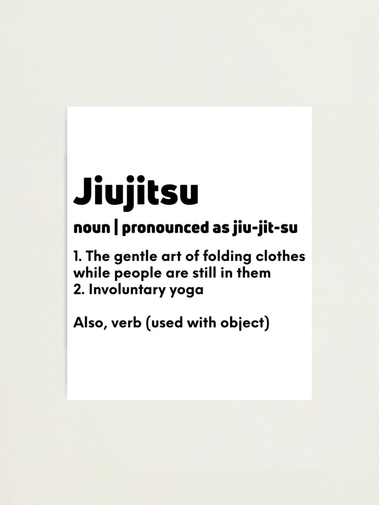 Funny Jiujitsu Jiu jitsu Jiu-jitsu definition meaning design print Socks  for Sale by farhanhafeez