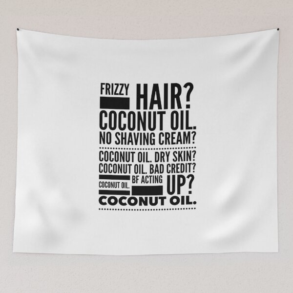 Item preview, Coconut Oil for Any and Every Problem designed and sold by Lady Eva's Shop.